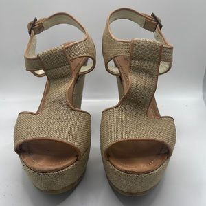 Tibi New York platform wedges; size 40